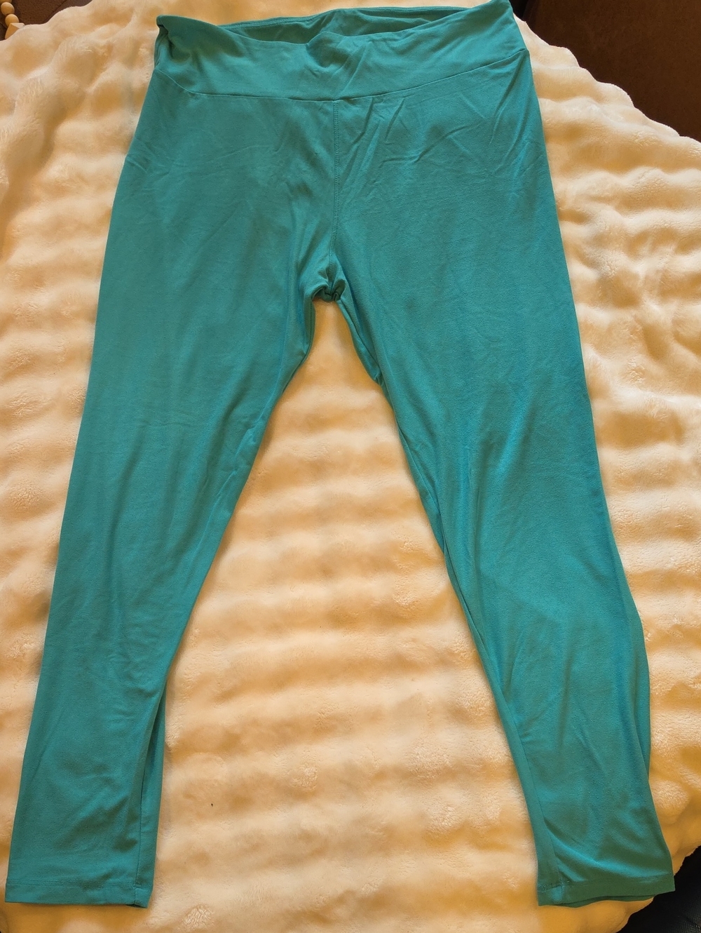 LuLaRoe Teal Full-Length Leggings